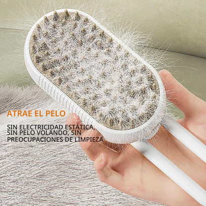 Cepillo de vapor 3 en 1 eléctrico