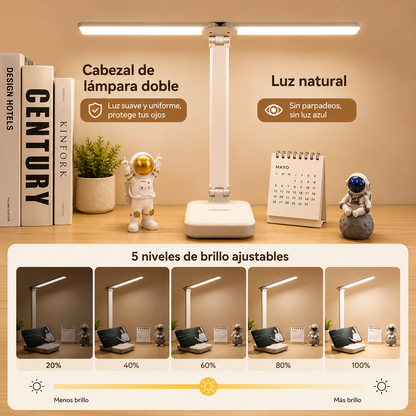 Lámpara de Mesa 2 en 1 Recargable